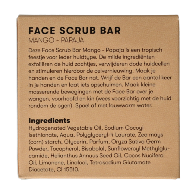 Face bar mango y papaya 60 gramos