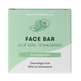 Shampoobars Barre visage aloe vera & concombre 60 Gram