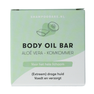 Shampoobars Kostka olejku do ciała aloes i ogórek 45 gram