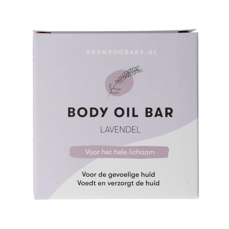 Shampoobars Body oil bar lavanda 45 Grammi