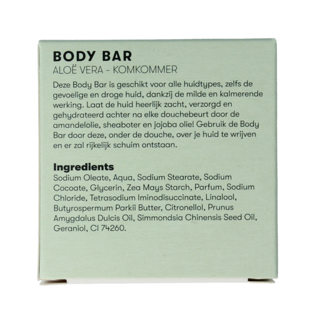 Body bar aloe vera e cetriolo 60 Grammi