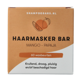 Shampoobars Barre de masque capillaire mangue papaye 45 grammes
