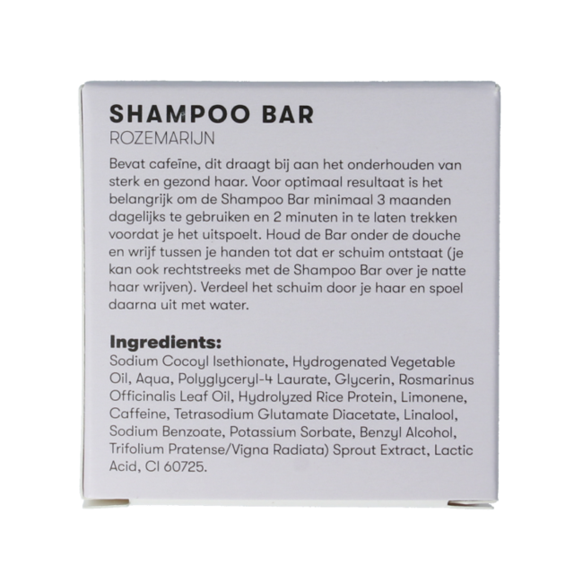 Shampoo bar rosemary 60 Gram