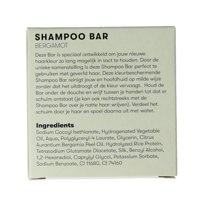 Shampooing solide bergamote 60 grammes
