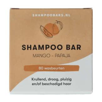 Shampoobars Shampoo bar mango & papaya 60 Gram