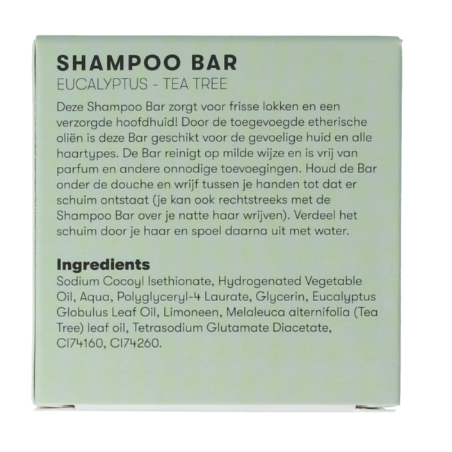 Shampooing solide eucalyptus & tea tree 60 grammes