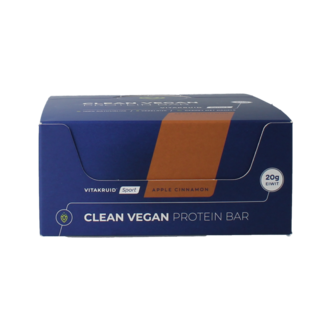 Vitakruid Barre protéinée pomme cannelle clean vegan 12 pièces