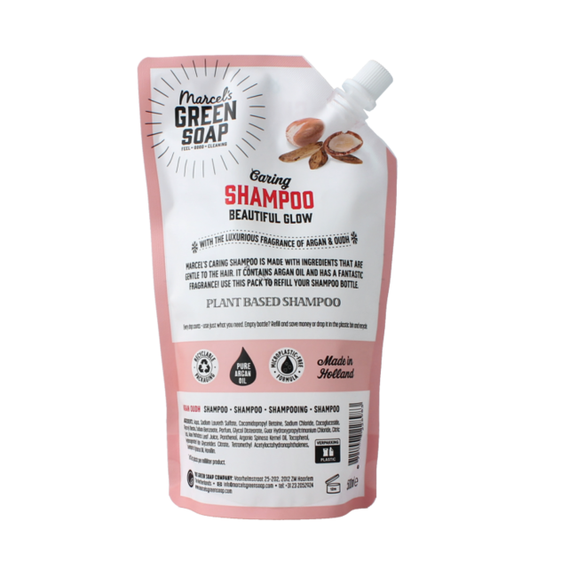 Shampoo argan & oudh navulling 500 Milliliter