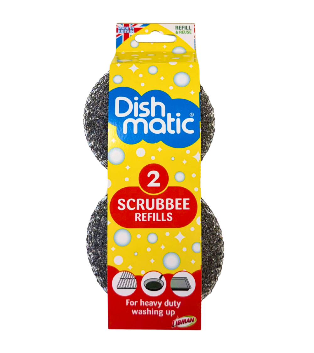 Dishmatic Scrubbee staalborstel vervanging 2 Stuks