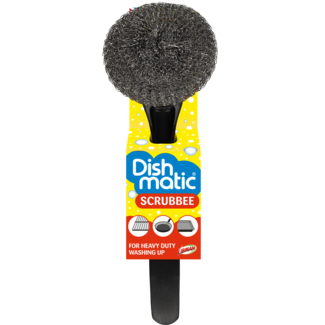 Dishmatic Brosse en acier Scrubbee 1 pièce