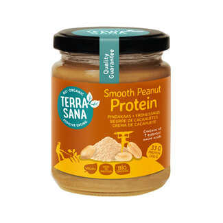 TerraSana Protein-Erdnussbutter fein Bio 250 Gramm