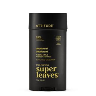 Attitude Déodorant pour hommes ambre et agrumes 75 Grammes