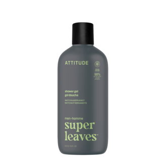 Attitude Gel douche pour homme matcha & bergamote 415 millilitres