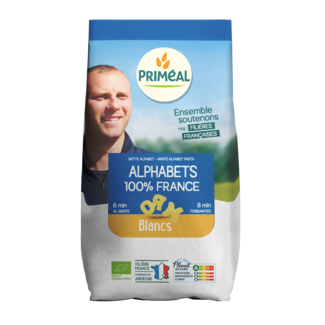 Primeal Alphabetnudeln aus Frankreich Bio 500 Gramm