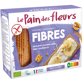 Pain Des Fleurs Knusper-Cracker Ballaststoffe glutenfrei Bio 150 Gramm