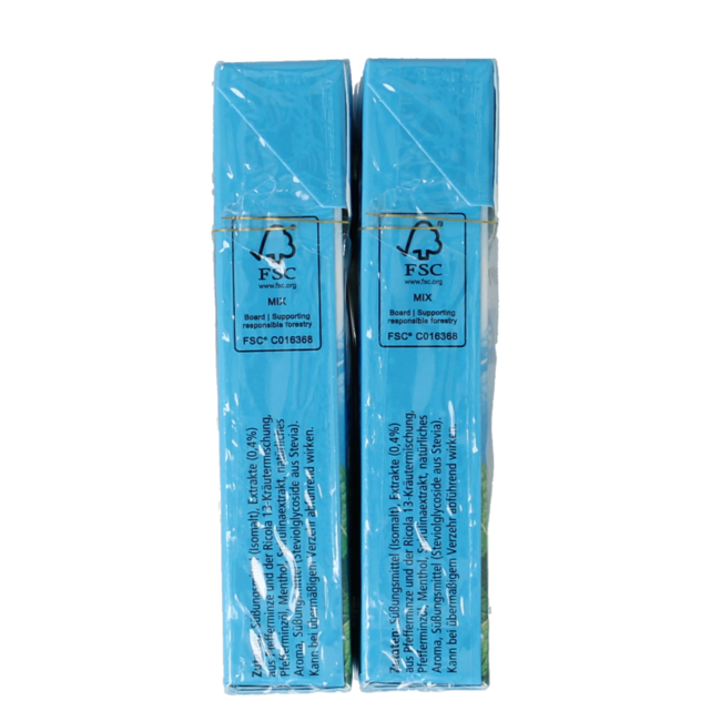 Fresh mint senza zucchero duo pack 100 grammi