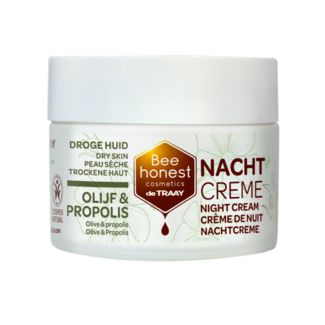 Bee Honest Krem na noc oliwka propolis 50 mililitrów