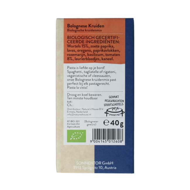 Bolognese-Gewürz Bio 40 Gramm