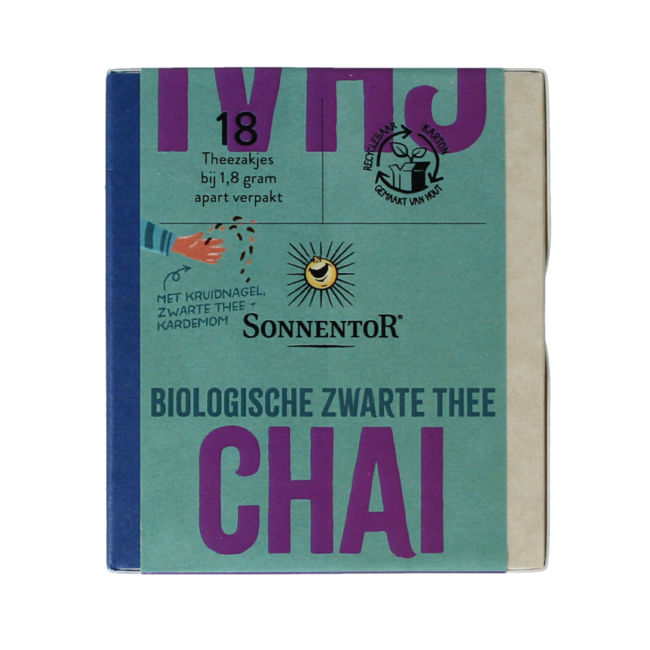 Organic black chai tea 18 bags