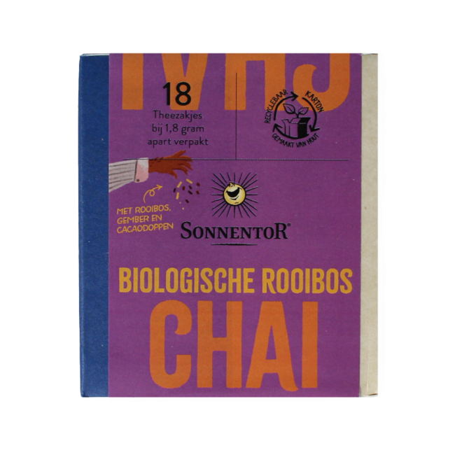 Thé rooibos chai bio 18 Sachets