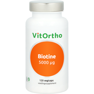 VitOrtho Biotin 5000 mcg 120 vegetarische Kapseln