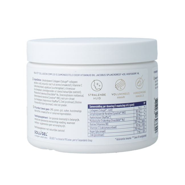 Beauté colágeno frutos rojos queratina 153 gramos