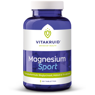 Vitakruid Magnesium sport bisglycinate malate & tri-dicitrate 90 Tablets