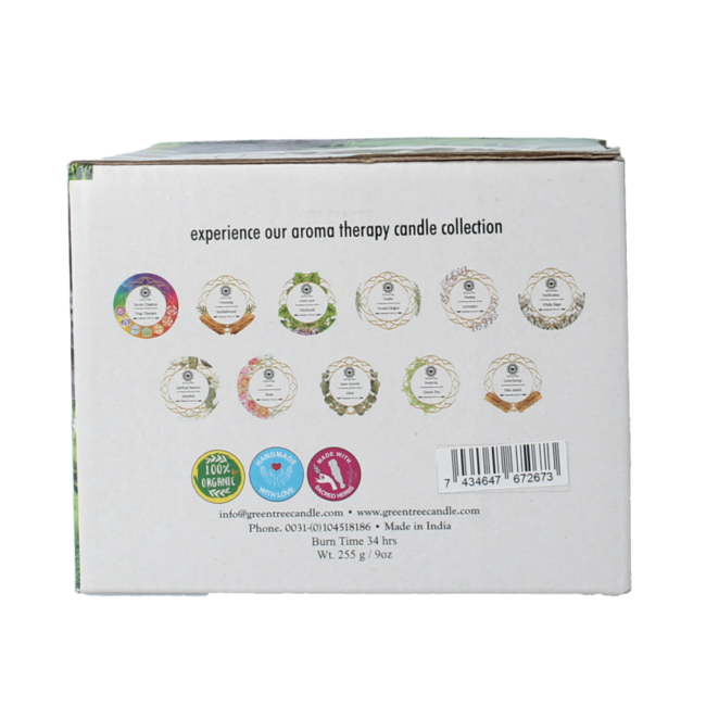 Edelstein-Kerze Inner Growth Minze 256 Gramm