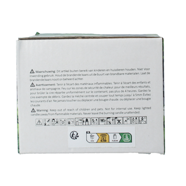 Gemstone candle inner growth mint 256 Gram