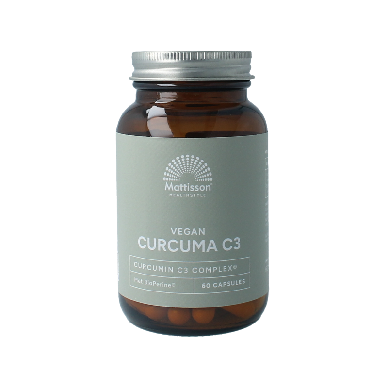 Mattisson Curcumin C3 Bioperine 500mg Vegan - Benessere