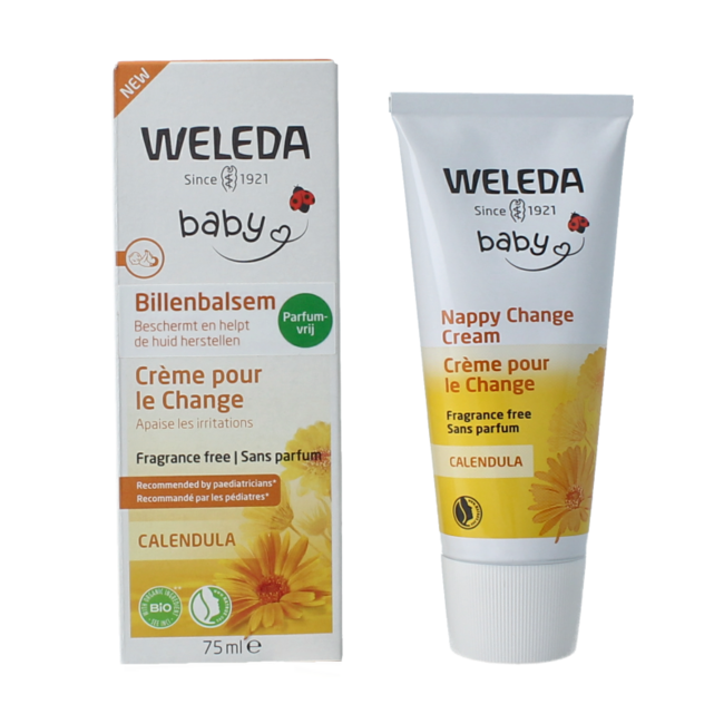 Calendula nappy balm fragrance-free 75 Millilitres
