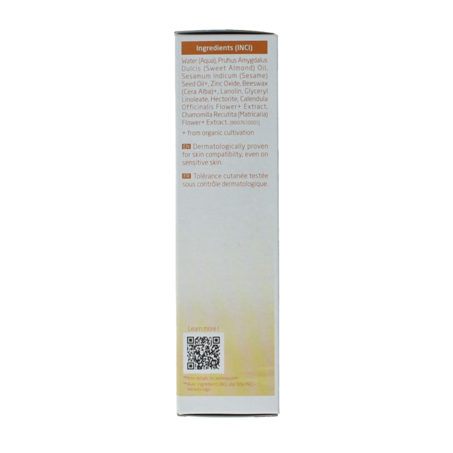 Baume pour le change au calendula sans parfum 75 millilitres