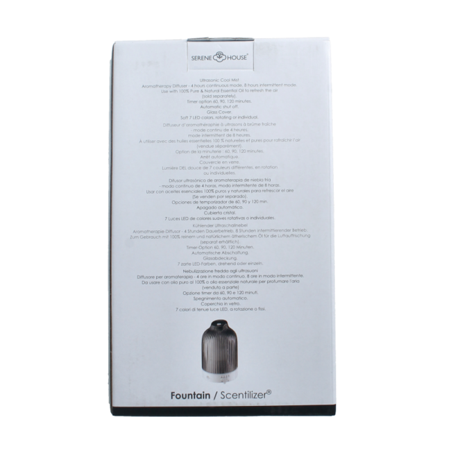 Aroma diffuser fountain antraciet 1 Stuks