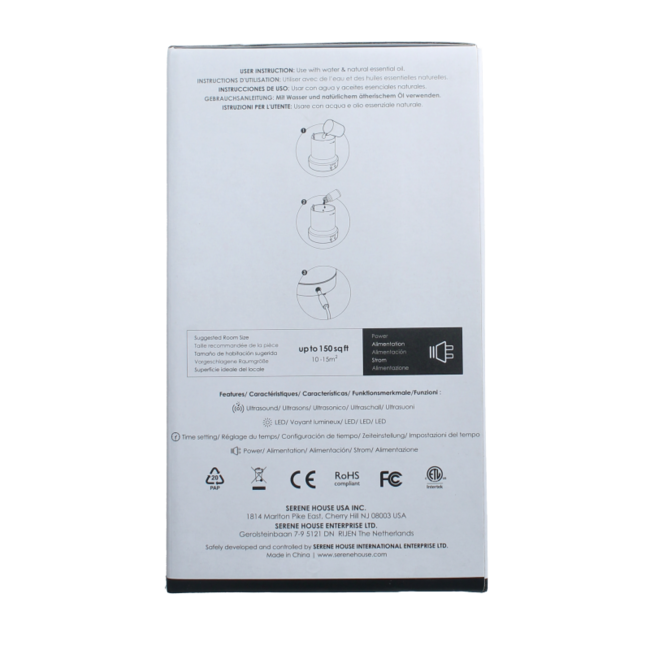 Aroma diffuser fountain antraciet 1 Stuks