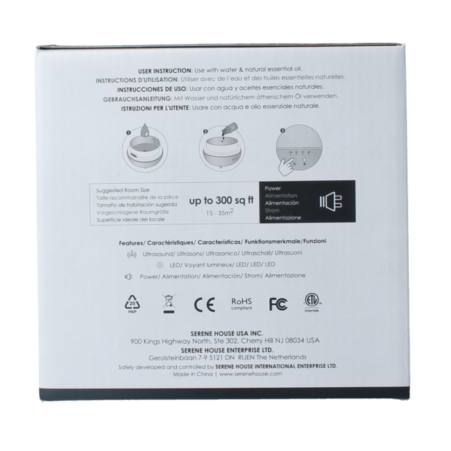 Aroma diffuser mist houtlook 1 Stuks