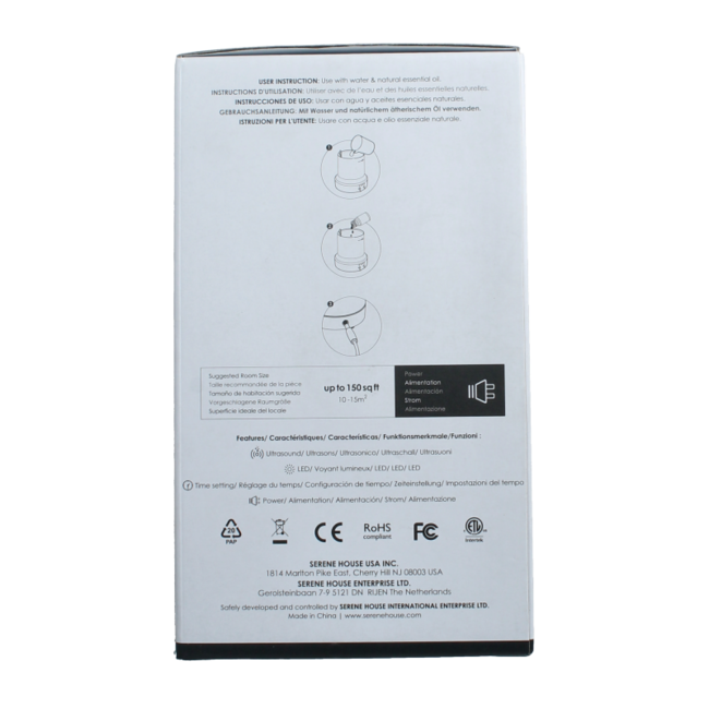 Aroma diffuser astro wit 1 Stuks