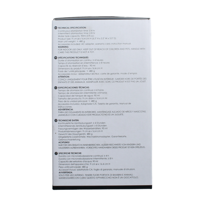 Aroma diffuser vapor antraciet 1 Stuks