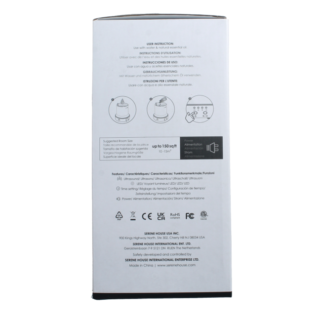 Difusor de aroma vapor blanco 1 unidad