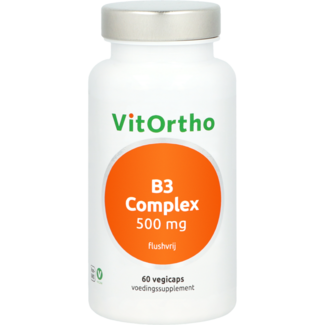 VitOrtho B3 Complex 500mg Flush-Free 60 Vegetarian Capsules