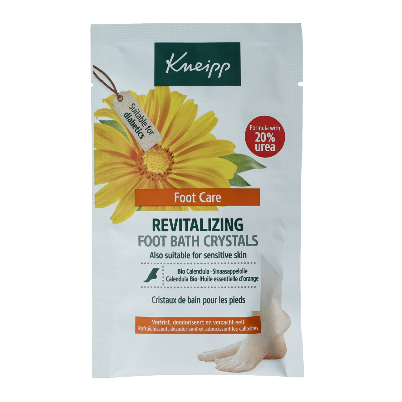 Kneipp Cristales para baño de pies revitalizantes 40 gramos