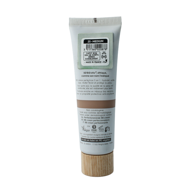 BB cream 5 en 1 perfect 25 medium 30 mililitros