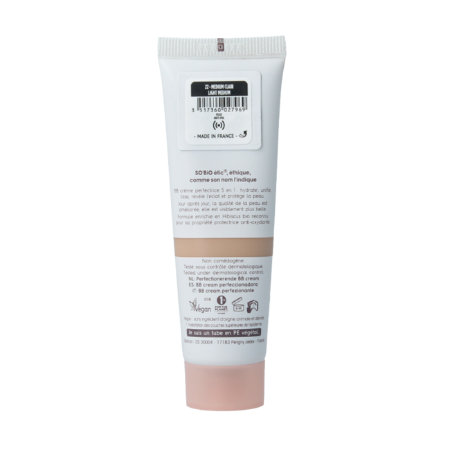 BB crème 5en1 perfect 22 medium clair 30 millilitres
