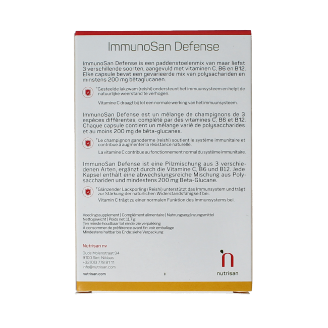Immunosan defense 15 Vegetarische capsules