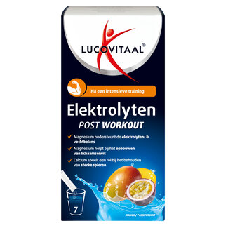 Lucovitaal Elektrolyten post workout 7 Sachets
