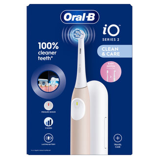 Oral B Electric toothbrush iO2 calm pink + travel case 1 Piece