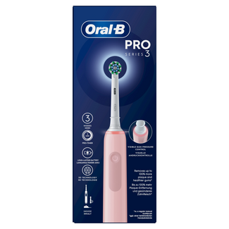 Oral B Electric toothbrush Pro 3000 pink cross action 1 Piece