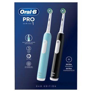 Oral B Electric Toothbrush Pro TQ Black & White 2 Pack