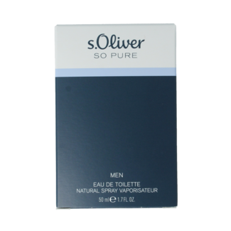 S Oliver So pure men eau de toilette 50 mililitros