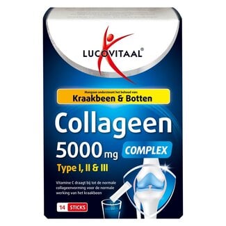 Lucovitaal Lucovitaal Collageen complex 5000mg sticks 14 Stuks