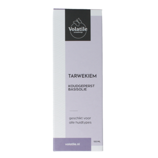 Volatile Aceite base de germen de trigo prensado en frío botella de cristal 100 mililitros